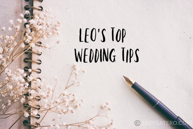 Leo Top Wedding Tips